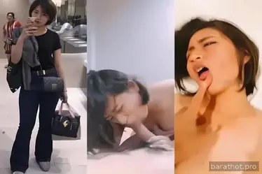 Cewek Rambut Pendek Super Nakal Dominasi Penuh Keringat