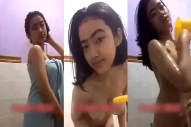 Syakirah Mandi Bugil Terbaru Memek Basah Ngangkang WOT Lumer